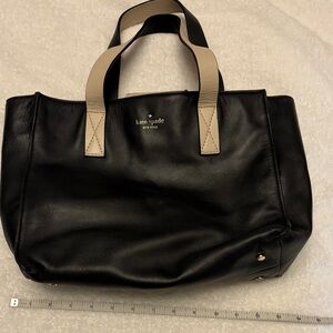 Kate Spade Black and Tan Leather Tote